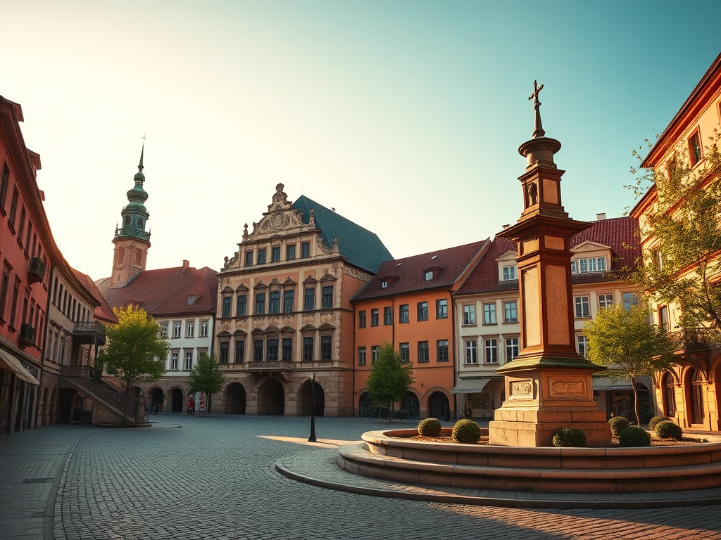 Widok na jedną z uliczek Milanówka z charakterystyczną architekturą willową.